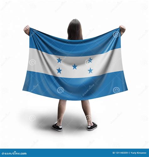 Women And Honduras Flag Stock Image Image Of Nation 131140359