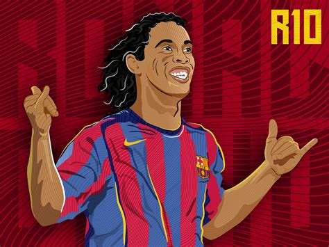 Ronaldinho Gaucho Illustration On Behance