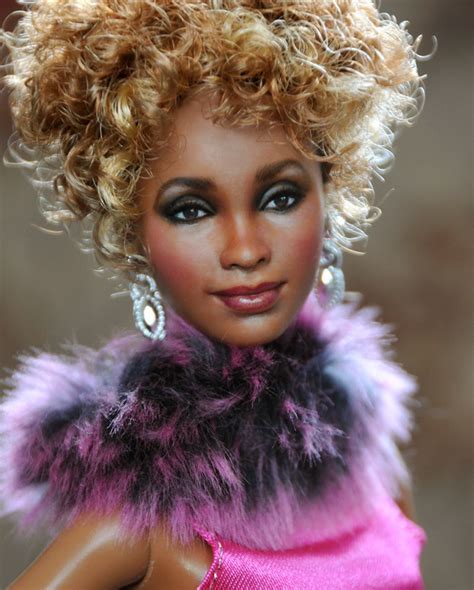 Whitney Houston By Noel Cruz Cruz Paints Mass Produced Dolls To