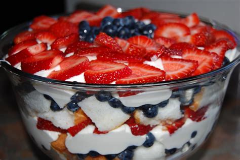 Homemade Happiness Patriotic Berry Trifle