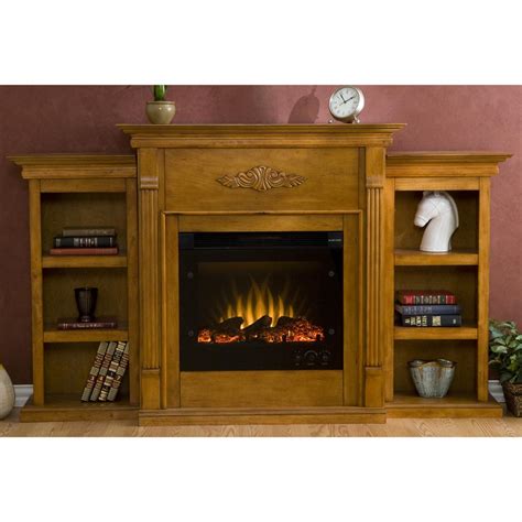 Finally i got that gorgeous fireplace with flanking bookcases that i had been dreaming about for a mr. Southern Enterprises, Inc. Tennyson Electric Fireplace ...