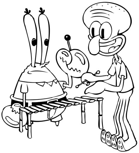 Spongebob Squarepants Coloring Pages Learny Kids