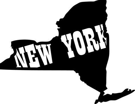 Outline Of Ny State Clipart Best