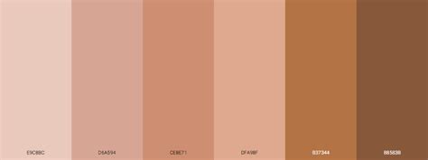 15 Beautiful Skin Tone Color Palettes Blog Schemecolor