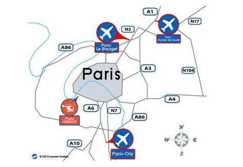 Paris Airport Map Paris International Airport Map Île De France