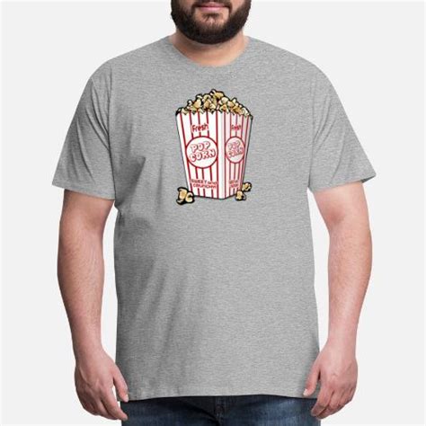 popcorn men s premium t shirt spreadshirt