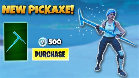 Icicle Pickaxe Review Best 500 V Bucks Pickaxe Fortnite Battle