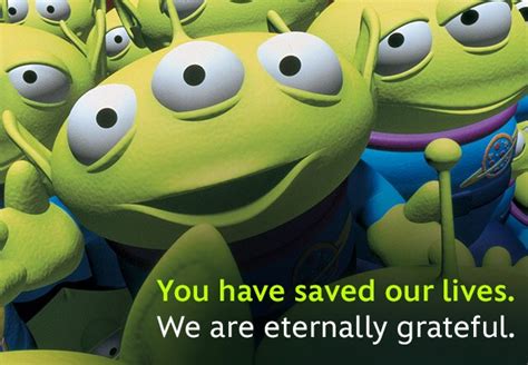25 Toy Story Aliens Quotes You Saved Our Lives Ovolonce
