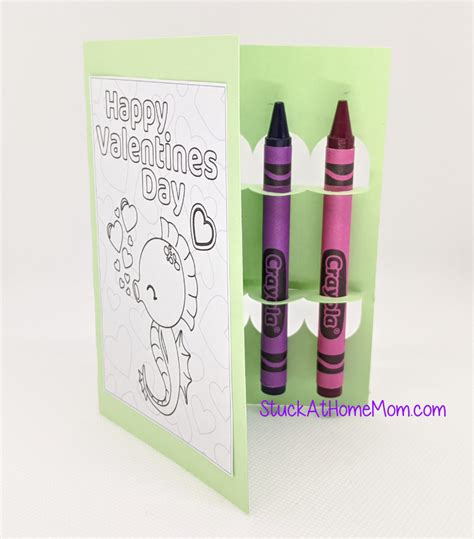 Download FREE SVG Valentines Day Crayon Card Template for ...
