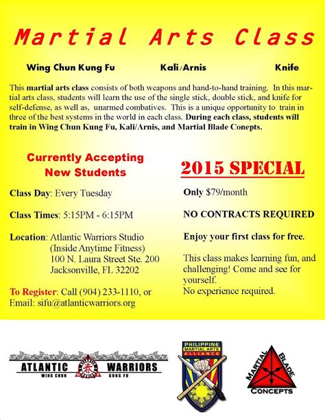 Wing Chun Kung Fu Jacksonville New Martial Arts School In Downtown