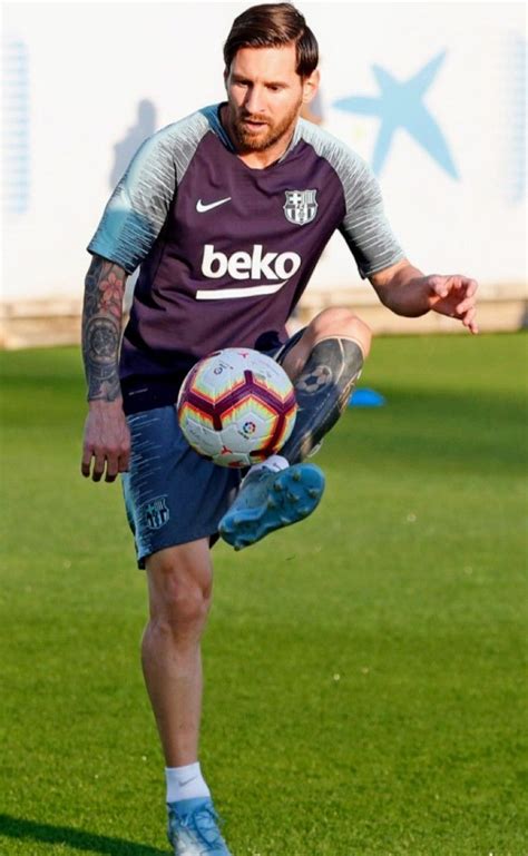 Messi Training Session Laliga 2018 19 Leo Messi Messi