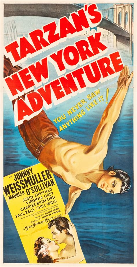 Tarzan S New York Adventure 1942 Tarzan Tarzan Movie Classic Movie Posters