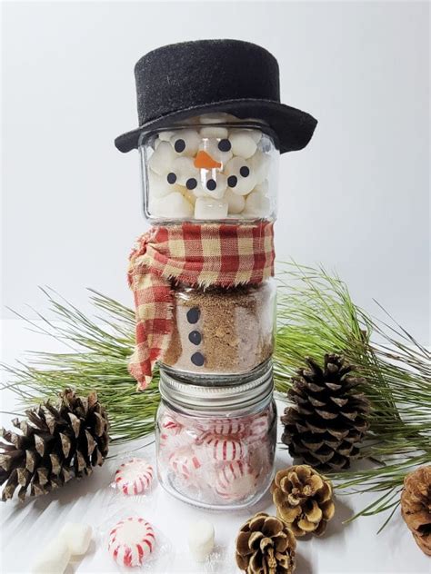Hot Chocolate Snowman T In A Jar · Hidden Springs Homestead