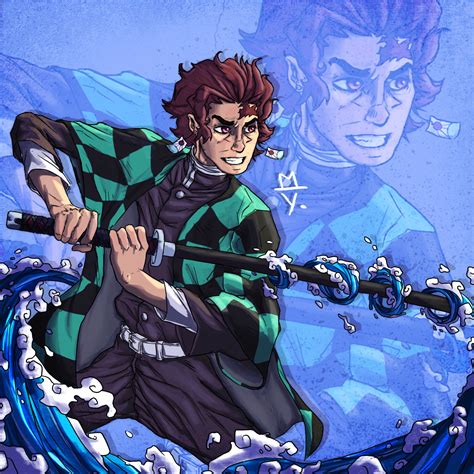 ArtStation - Tanjiro Kamado fanart