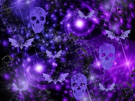 Free Download Purple Skulls Cool Graphic Picture 960x544 For Your