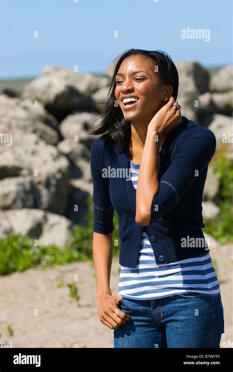 African Woman Model Beach Hi Res Stock Photography And Images Alamy