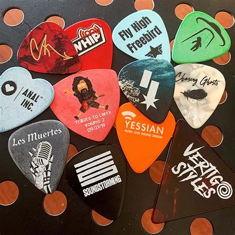 100 Custom Guitar Picks Delrin Small Teardrops Customize With Your