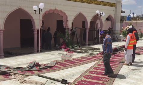 کوئٹہ نمازِِ جمعہ کے وقت مسجد میں دھماکا، 2 افراد جاں بحق 20 زخمی Mosque Quetta
