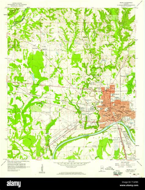 Selma Alabama Map Hi Res Stock Photography And Images Alamy