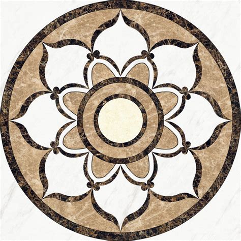 Flower Pattern Floor Tile Ph028 2424