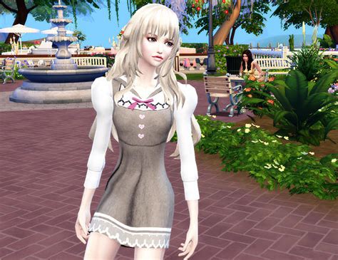 Maid Dress Miya Retexture At Studio K Creation Sims 4 Updates