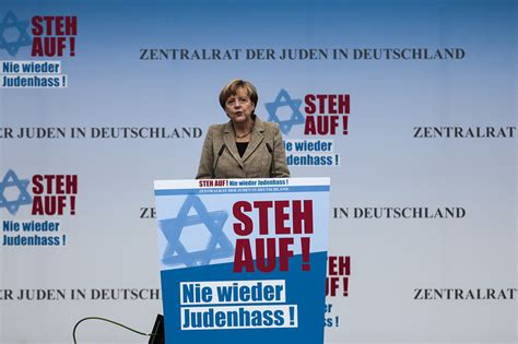 Angela Merkel Confronts Anti Semitism Wsj