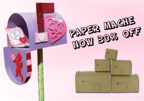 All You Need Is A Paper Mache Mailbox Glitter Paint And