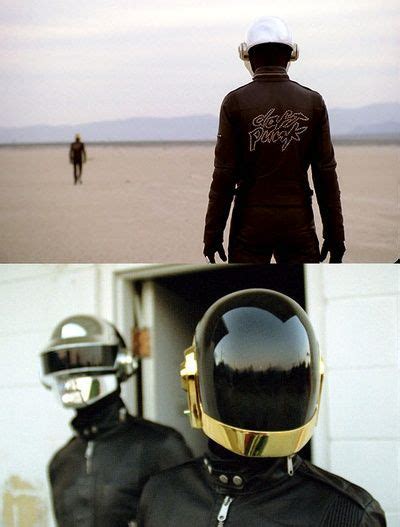 Although not very clear, guy manuel de homem christo sports the same hairdo even today! daft punk without helmets | Daft punk, Punk, Musica