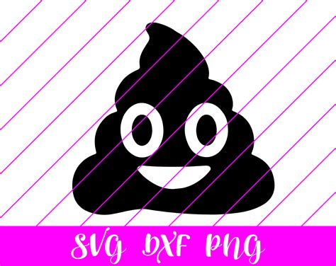 Pic Poop Emoji Svg Black And White Images And Photos Finder