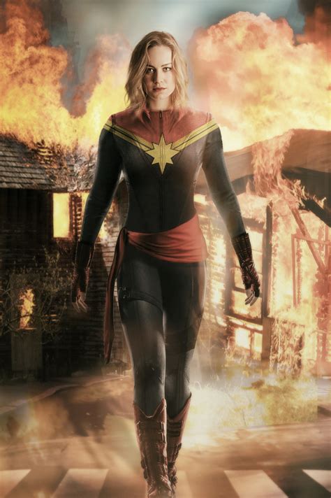 Brie Larson Captain Marvel Fanart By Tiedash On Deviantart