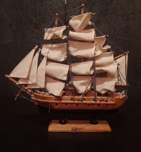 Miniature Model Ship Etsy