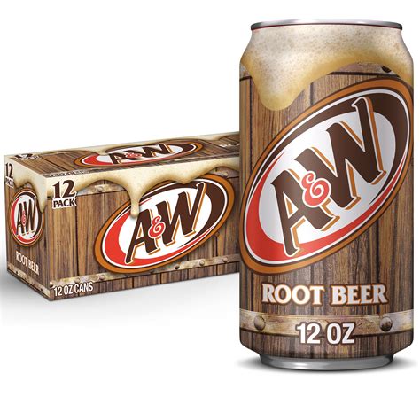 A W Caffeine Free Low Sodium Root Beer Soda Pop Fl Oz Pack Cans Walmart Com