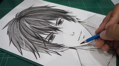 How To Draw Animes For Beginners Boy Using Only One Pencil Flickr