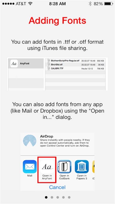 A place for happy typography. AnyFont lets you install additional fonts on your iPhone