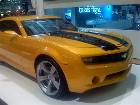 Took me a total of 2 weeks to model, uv, and texture. Bumblebee Camaro | The Chevy Camaro 2008 dressed up like ...