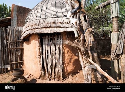 Traditional Hut Shakaland Zulu Village Kwazulu Natal South Africa
