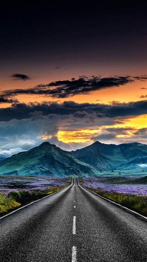 640x1136 Iceland Landscapes Road Iphone 55c5sse Ipod Touch