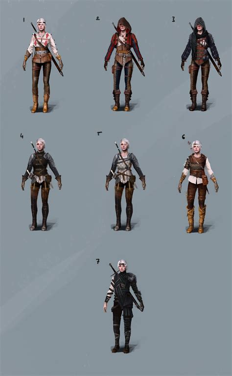 Adam Dawidowicz Ciri Concept Art Witcher 3 The Wild Hunt Witcher