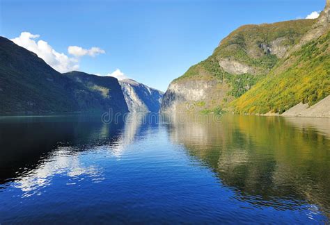 Scenic View Of Fjord In Norway Stock Photo Image Of Hill Fjords