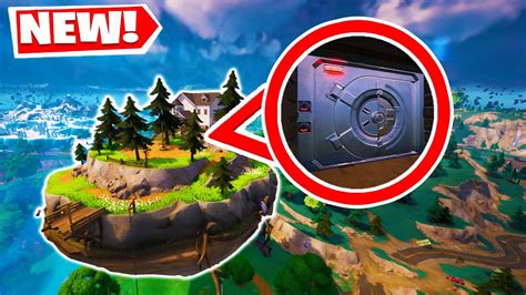 how to open the secret vault on the floating island in fortnite chapter 4 youtube