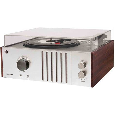 Crosley Player Turntable With Amfm Radio And Aux In Cr6017a Ma