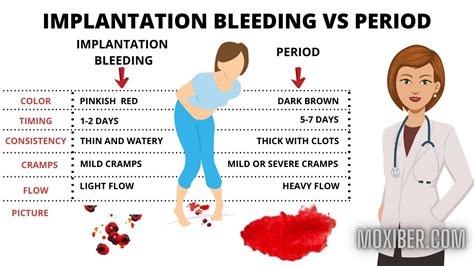 Pregnancy Implantation Bleeding Color