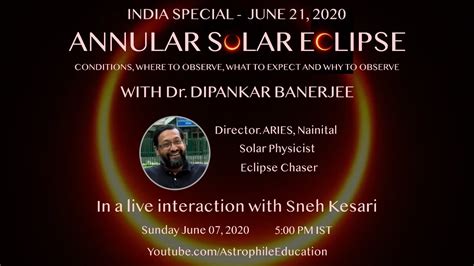 In india also some emergency law may give troubles to media professionals, journalist, businessman etc. Ep-03- Eclipse - Annular Solar Eclipse of 2020 June 21 ...