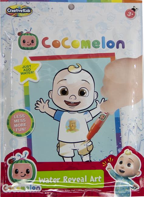Cocomelon Water Reveal Art Jj In 2022 Art Reveal Pictures Art Pages