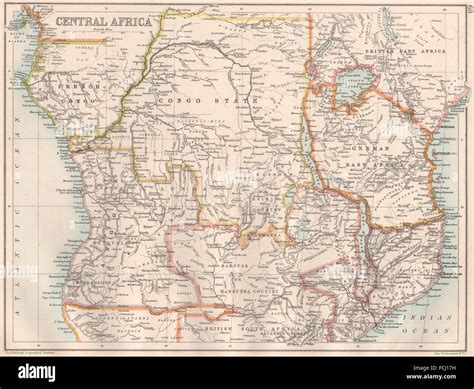 África Central El Congo Francés Angola África Oriental Alemana Kenya