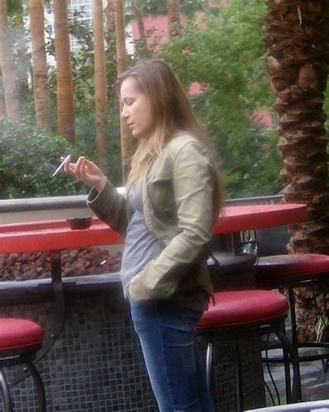 Woman Smoking A Cigarette In Las Vegas Oct This Wom Flickr