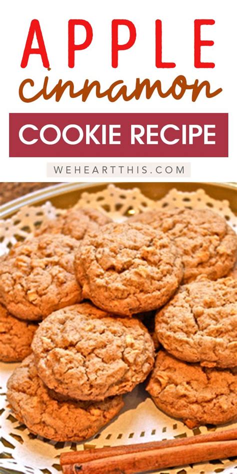 Have You Tried These Easy Apple Cinnamon Cookies This Cinnamon Apple