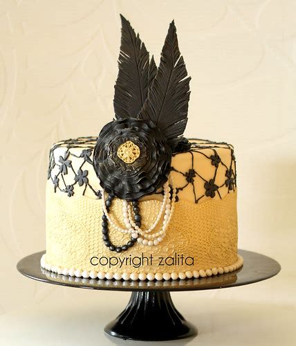 You don't need to know your art deco from your art nouveau to admire this cake's geometric gatsby style. cupcake d'lights {South Africa}: the Great Gatsby inspired ...