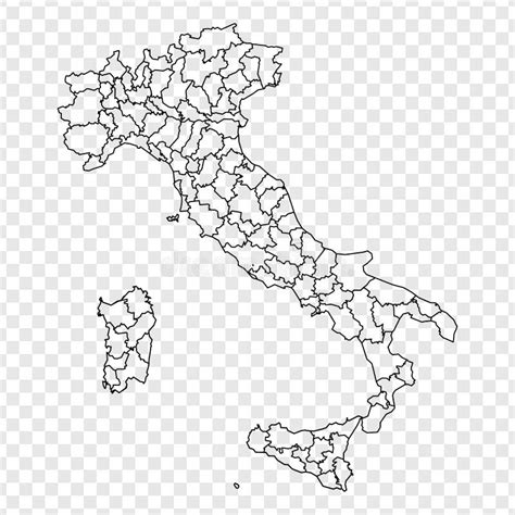 Blank Map Italy High Quality Map Of Italian Republic With Regions On
