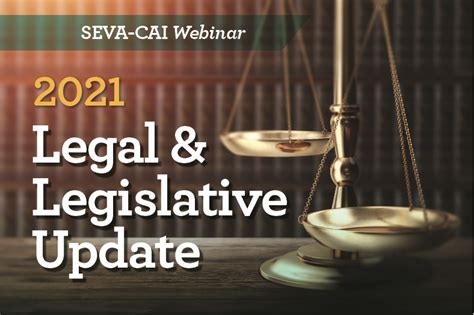Legal And Legislative Update 2021